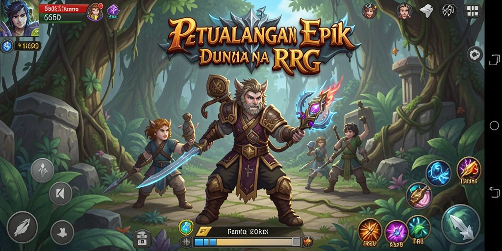 Screenshot gameplay 66D yang menampilkan pertarungan seru.