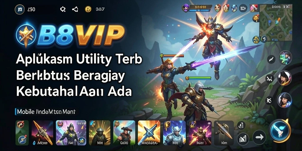 Tampilan antarmuka B8VIP yang intuitif dan informatif.