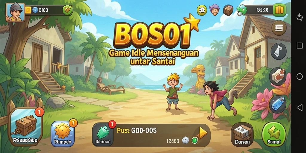 Tampilan gameplay menarik dari BOS01 yang menunjukkan kemajuan karakter.