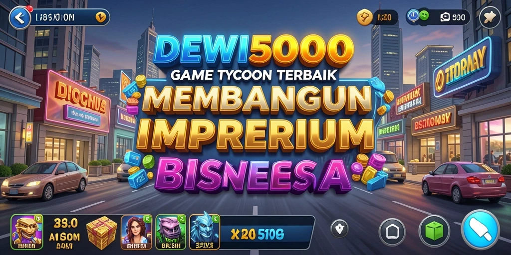 Tampilan gameplay DEWI5000 yang menawan dan penuh strategi.
