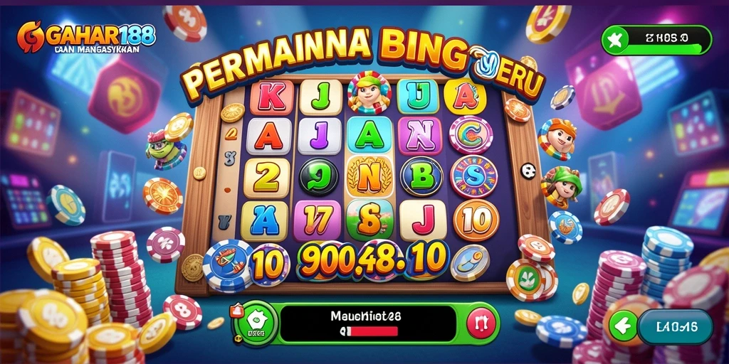 Tampilan permainan menarik dari GAHAR188 saat Bingo dimainkan.