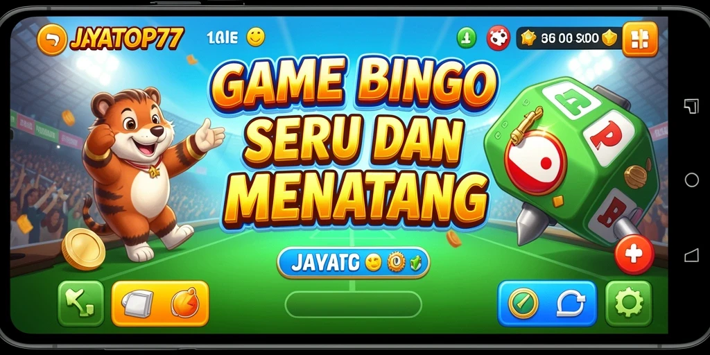Tampilan menarik dari gameplay Bingo JAYATOP77.