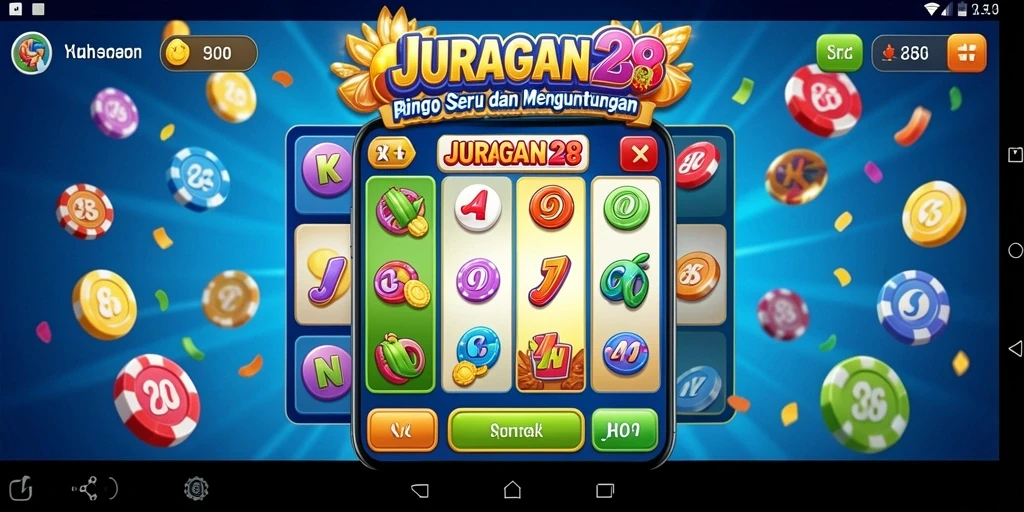 Tampilan gameplay JURAGAN28 yang menarik dan interaktif.