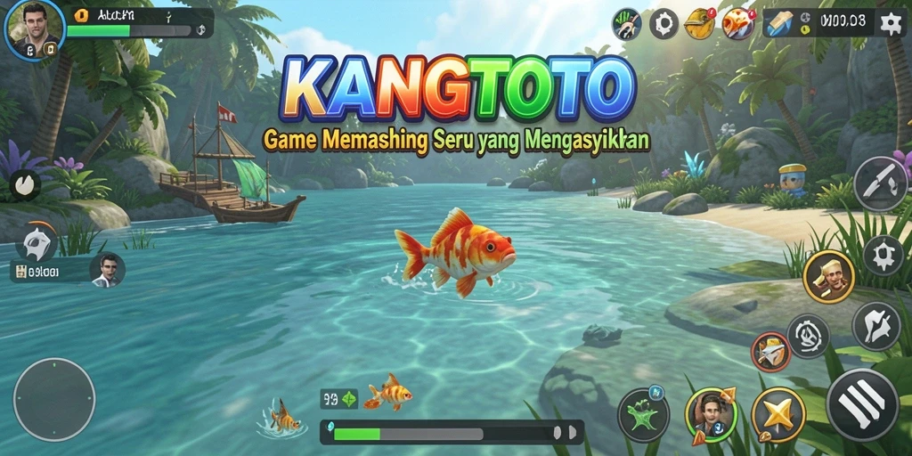 Tangkapan ikan yang menakjubkan dalam gameplay KANGTOTO.