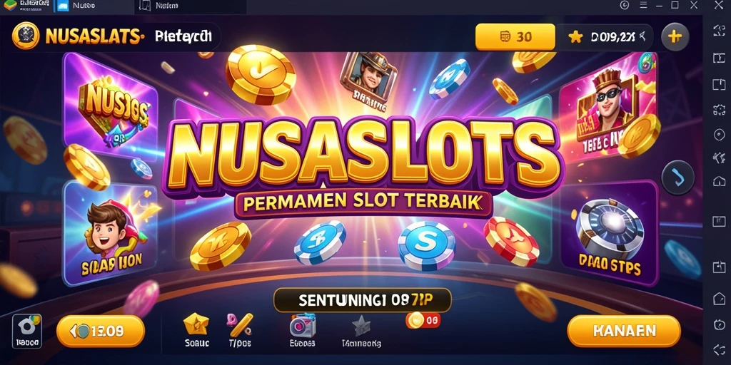 Tampilan gameplay NUSASLOTS yang memukau dan dinamis.