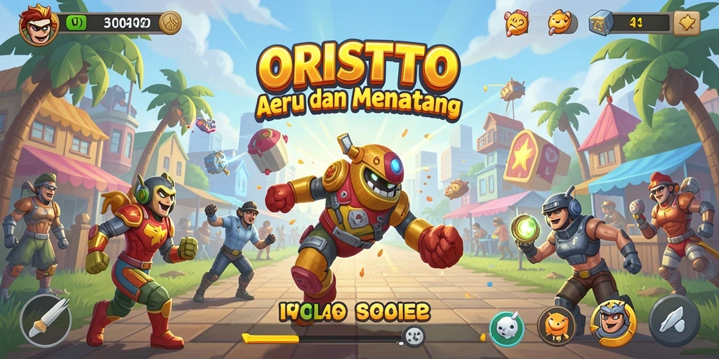 Tampilan screenshot ORISTOTO menampilkan gameplay seru dan menantang dari genre Arcade.