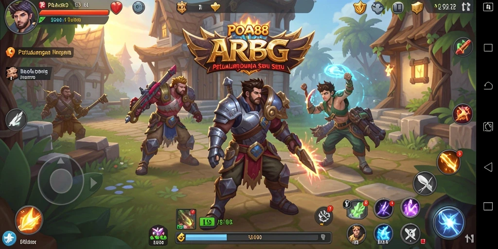Tampilan gameplay ARPG POA88 dengan aksi mengesankan.