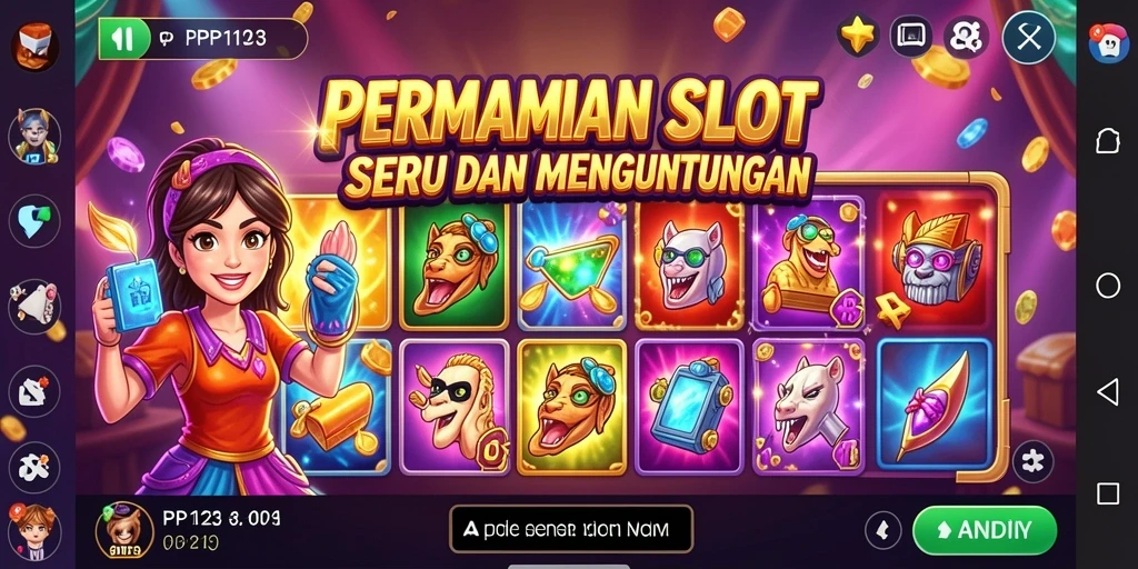Gameplay PP123 yang menarik dengan berbagai tema slot.