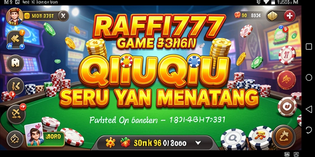 Tampilan menarik saat bermain QiuQiu di RAFFI777.