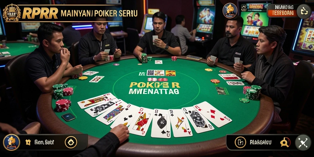 Gameplay menarik dari RPRR dengan pengalaman Poker yang seru.