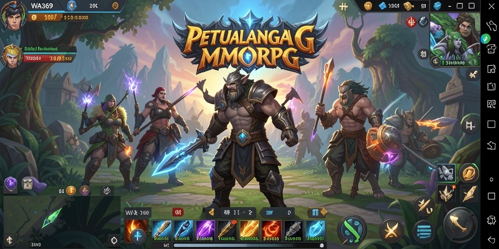 Tampilan gameplay seru di dunia fantastis WA369.