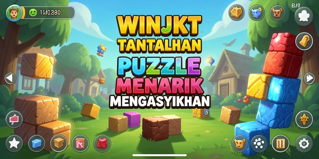 Screenshot gameplay WINJKT menampilkan teka-teki yang menantang dan menarik.